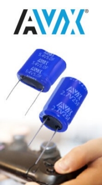 AVX High-Energy Density Supercaps in Stock at TTI