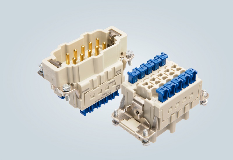 Han ES Press HMC connector range allows fast installation
