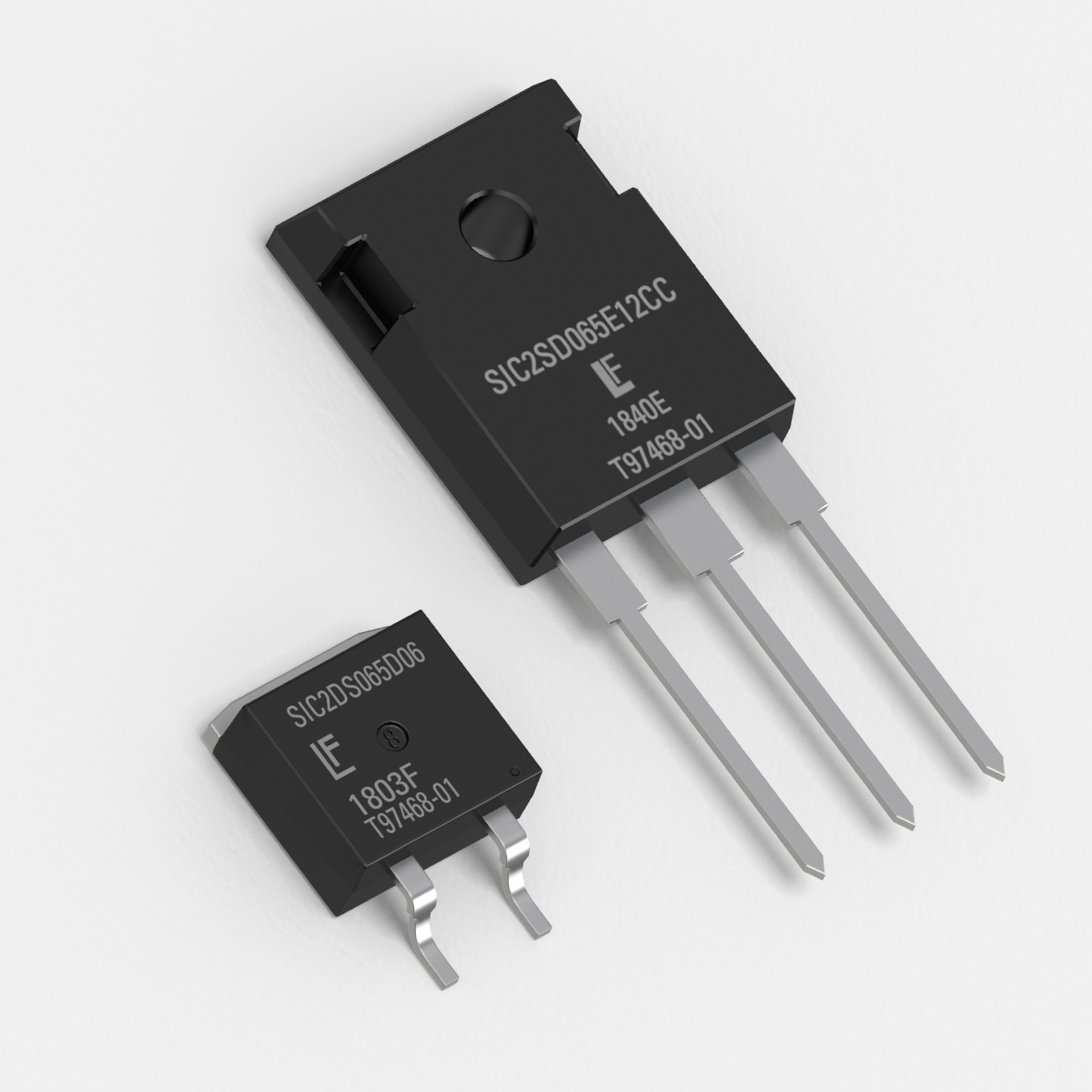 650V SiC Schottky Diodes with Current Ratings from 6A to 40A