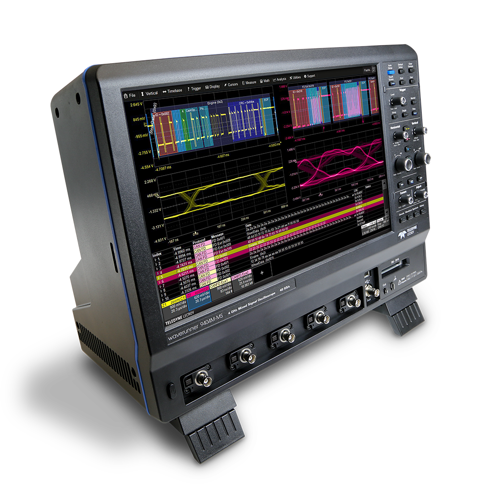 Oscilloscopes with 15.4