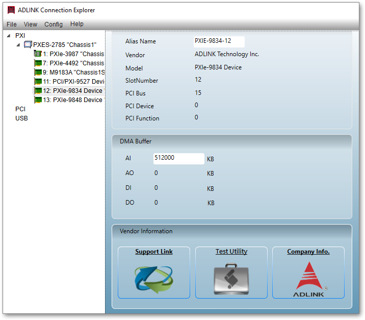 MAPS Software Suite for Measurement and Automation Modules