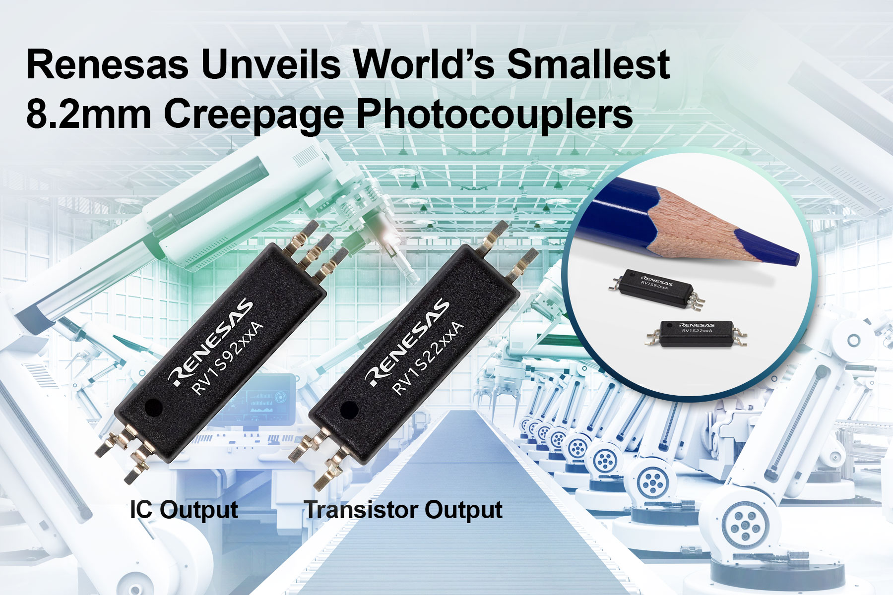 World's Smallest Photocouplers for Industrial and Solar