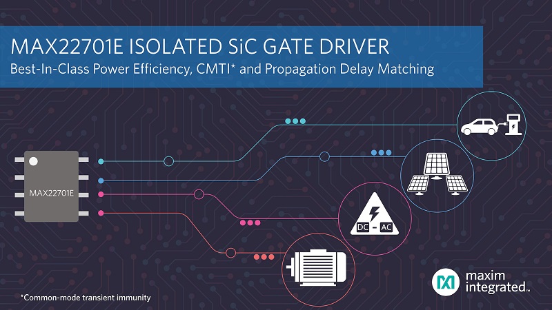 Isolated Silicon Carbide Gate Driver Provides High Efficiency