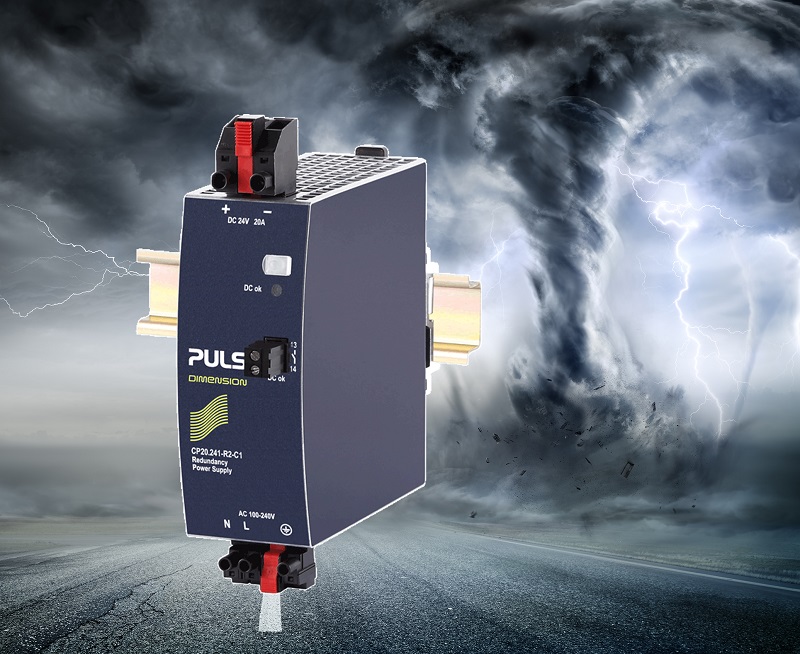   PULS DIN-Rail Power Supplies with built-in redundancy