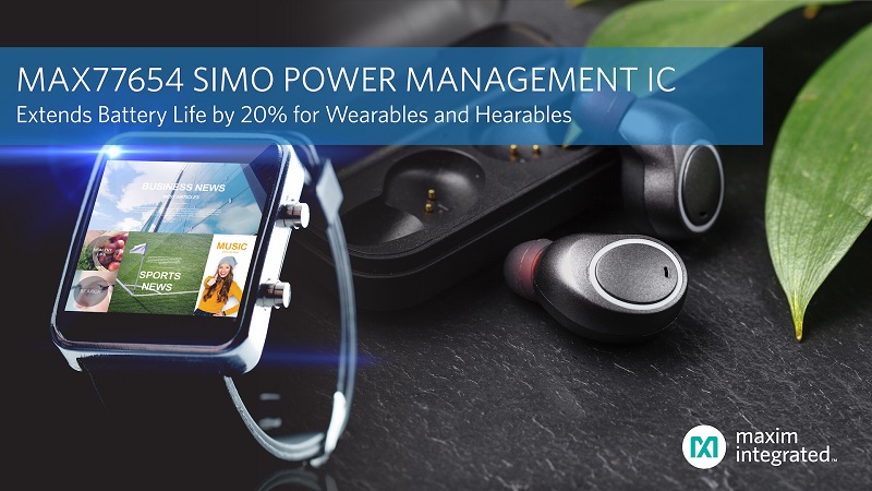 SIMO Power Management IC Cuts Solution Size by Half