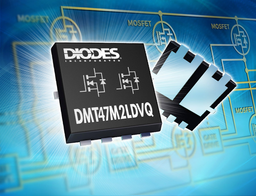 First Auto-Compliant 40V Dual MOSFET in 3.3mm x 3.3mm Package