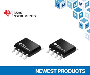 Mouser Stocks Texas Instruments' Op Amps and 12-bit ADC