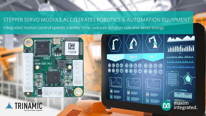 Servo Controller/Driver Module Cuts Power Loss by 75 Percent