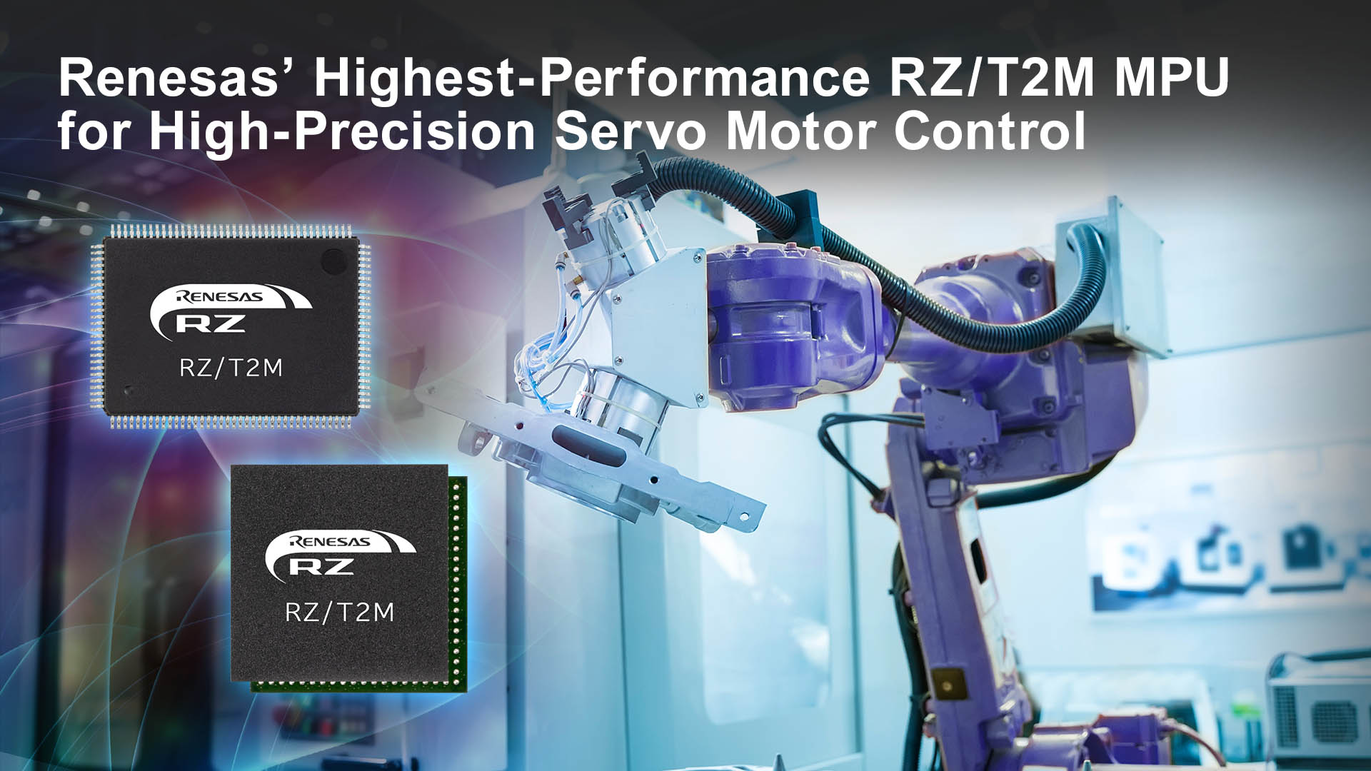 Motor Control MPU Enables Fast, High-Precision Control of Servo Motors