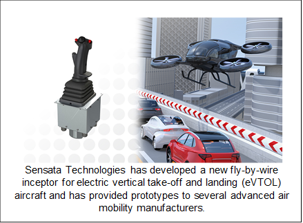 Sensata Technologies Develops Passive Inceptor for the Advanced Air Mobility Market