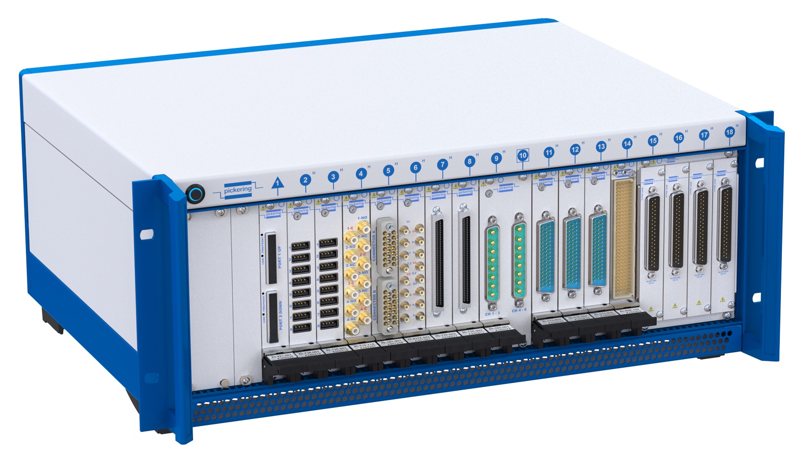 PXIe Chassis Features high Cooling and Power per Slot and Intelligent Monitoring