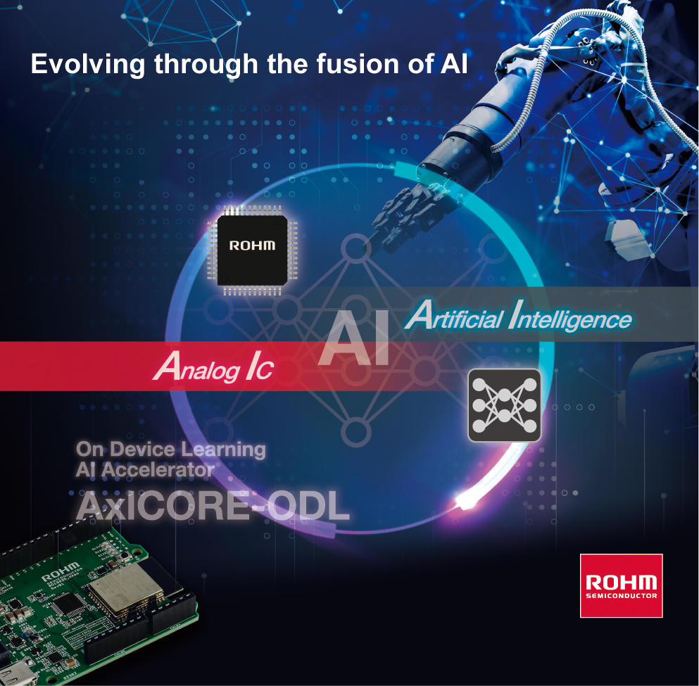 ROHM Develops Ultra-Low-Power, On-Device Learning Edge AI Chip