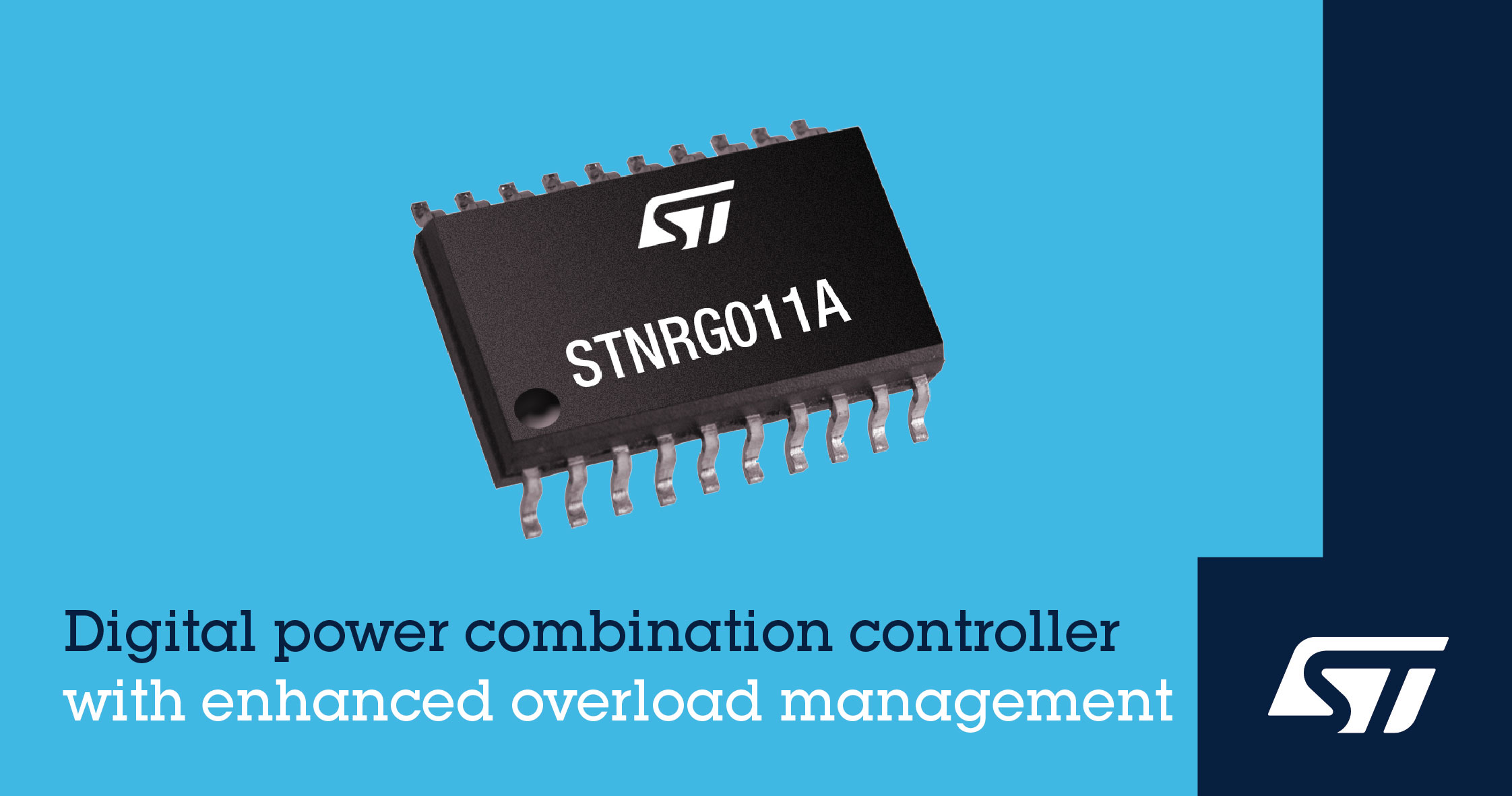 STMicroelectronics Enhances Digital Power Combination Controller for Overload Stability and Regulation
