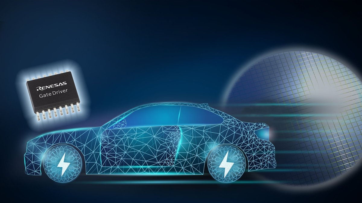 Renesas Introduces New Gate Driver IC for IGBTs and SiC MOSFETs Driving EV Inverters