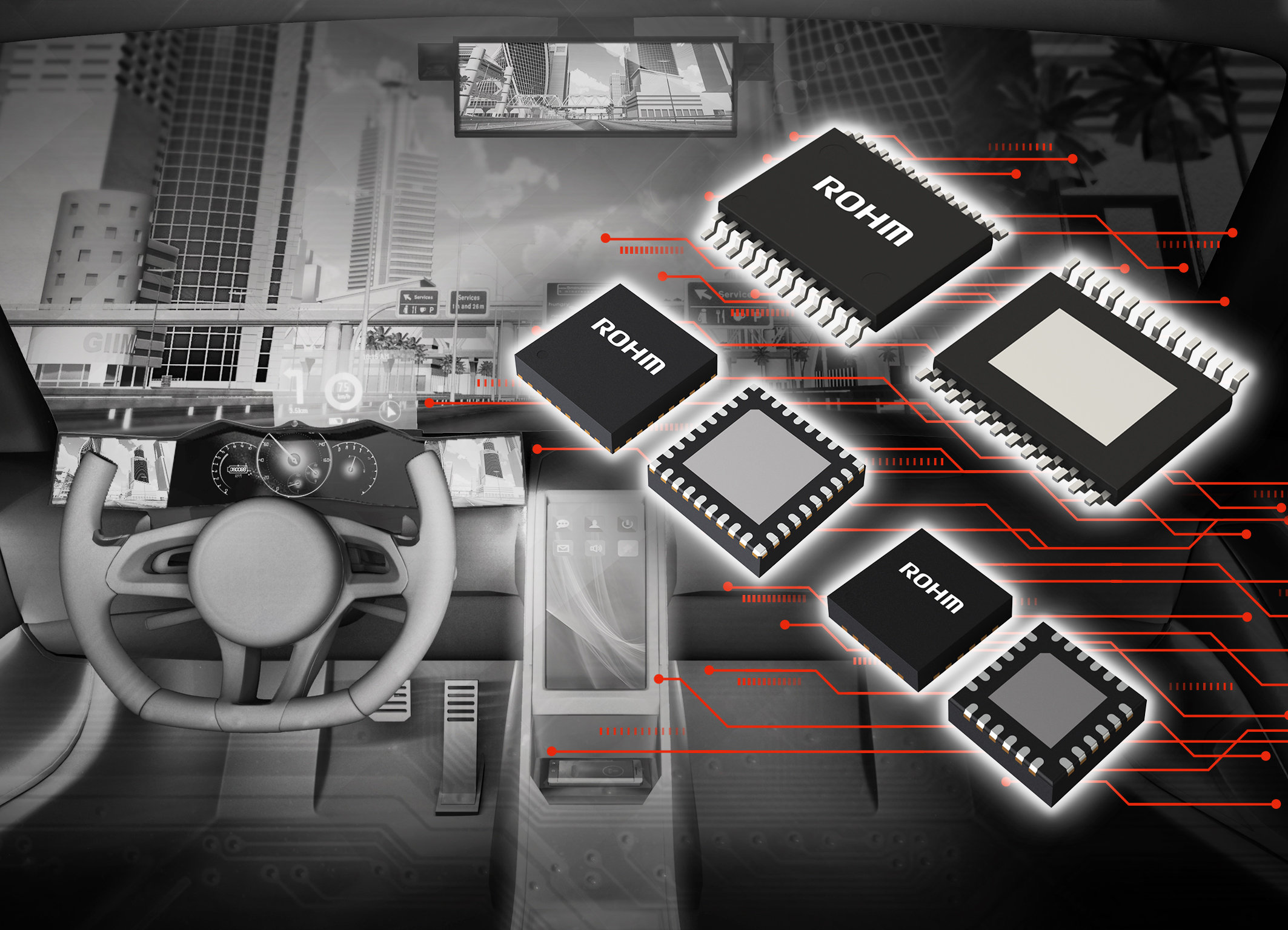 LED Drivers for LCD Backlights Contribute to Lower Power Consumption in Medium to Large Automotive Displays