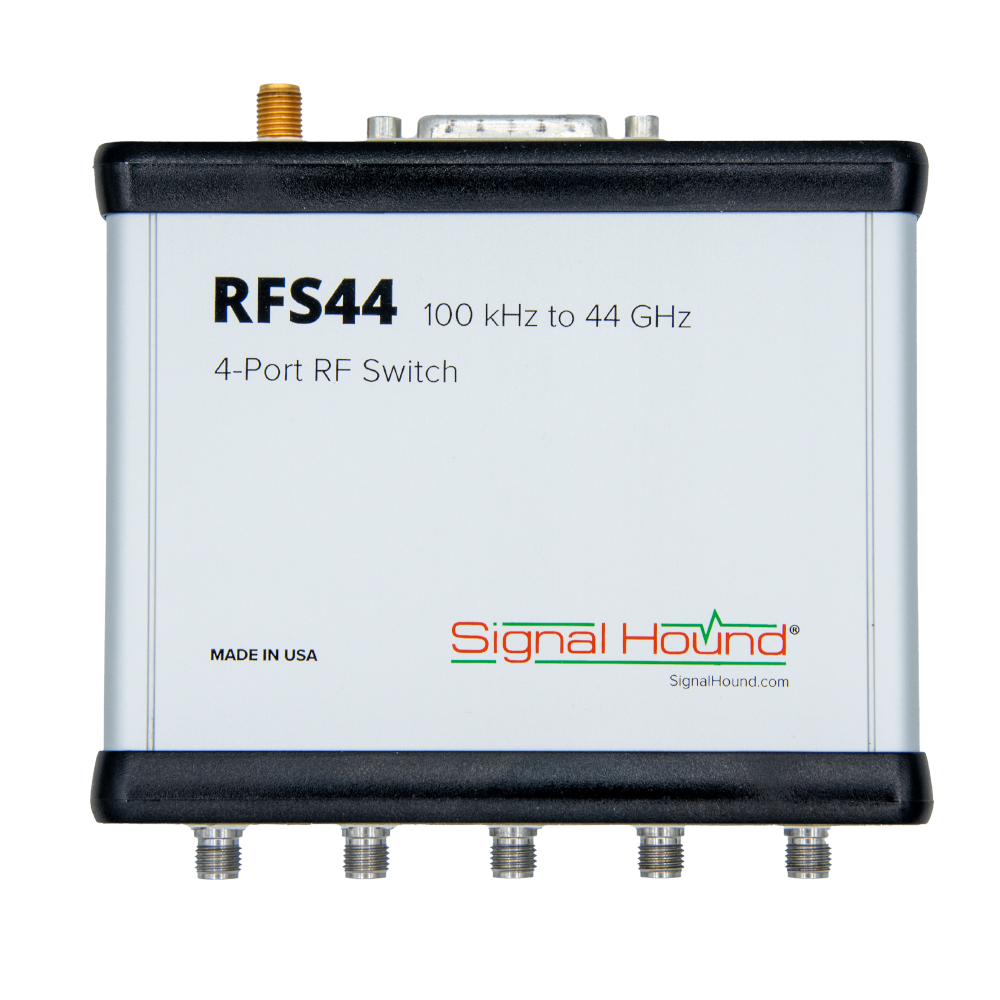 Signal Hound Introduces the RFS44 4-Port Antenna Switch