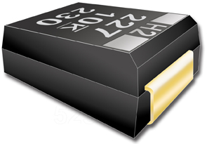 Tantalum SMT capacitors perform in applications up to 200C