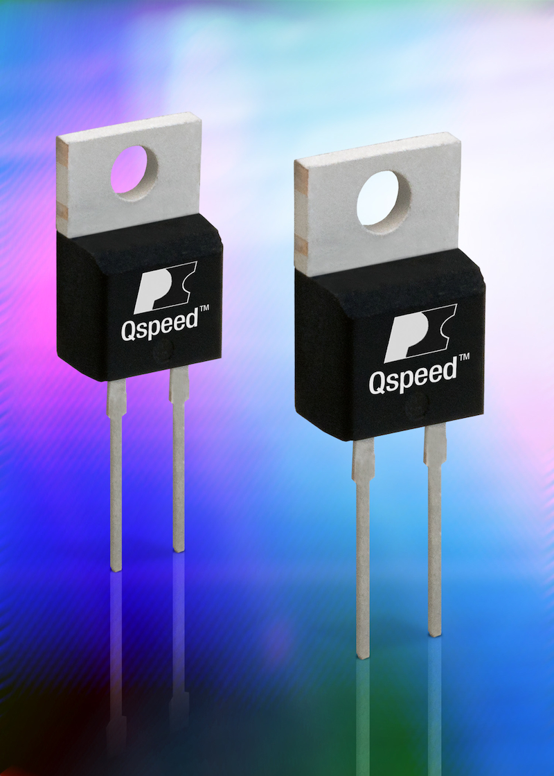 Qspeed diodes suit high-efficiency & high-frequency secondary rectifier & audio amplifier apps