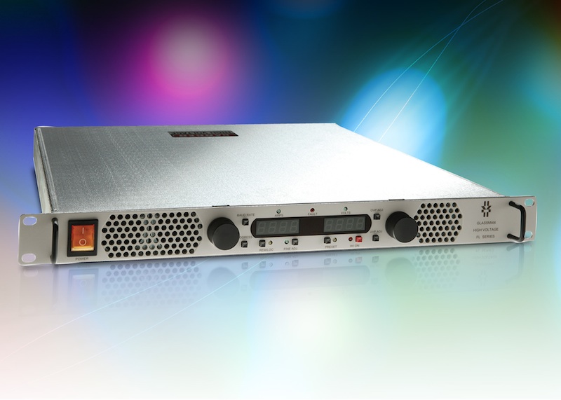 Glassman FL Series high-voltage DC power suppllies boast high density in a 1U size