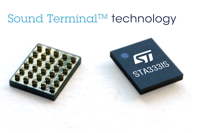 STMicro's digital audio SoC packs 2x20W in a tiny footprint