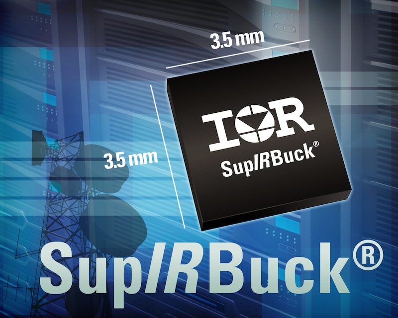 IRs highly-efficient 3A SupIRBuck integrated voltage regulator serves space-constrained apps