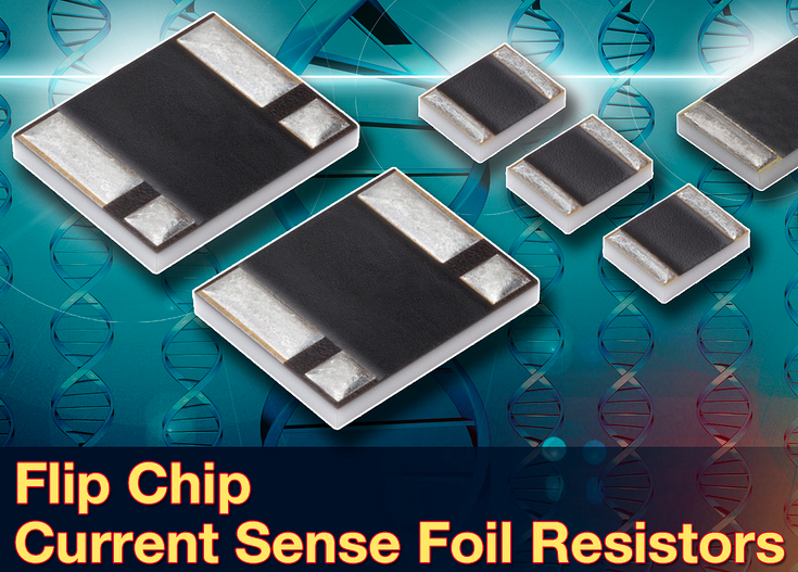 VPG's flip-chip high-stability current sense foil resistors offer low TCR