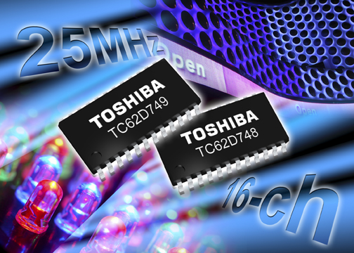 Toshiba Launches High-Speed 16-Channel Constant Current LED Drivers with Wide, High Accuracy Outputs