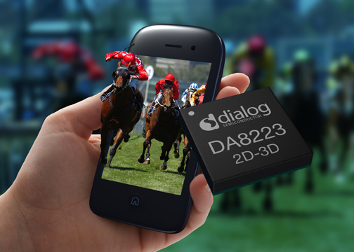 Dialog Semiconductor enables 3D Experience for Smartphones and Tablet PCs with First 2D to 3D Video Conversion IC