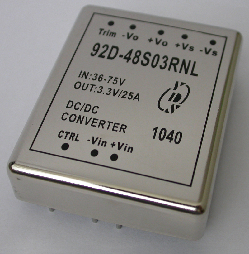 MSC offers 92D series DC/DC Converters with 100W Nominal Power