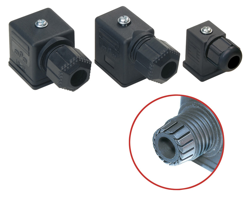 Molex Completes its Field-Attachable, External Thread mPm DIN Valve Connectors with the introduction of DIN Form C and Form Micro Connectors