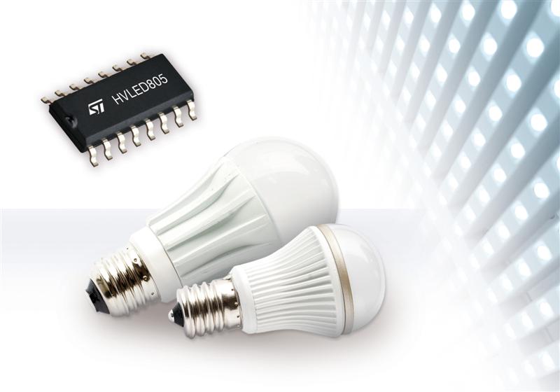 STMicroelectronics Raises Reliability and Efficiency for Ultra-Compact LED Lamps