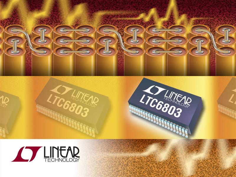 Linear's High Voltage Battery Stack Monitor for EV/HEV Applications