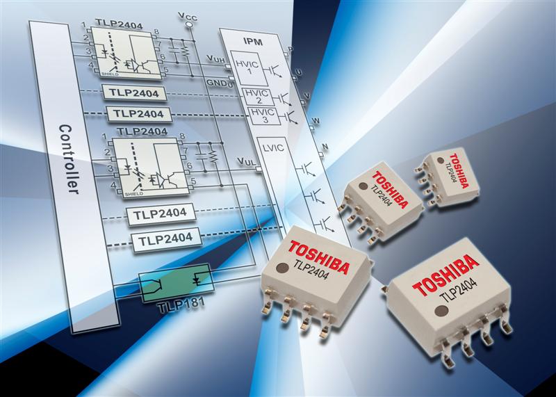 New photocoupler for industrial motor control and inverter applications with extended operating temperature