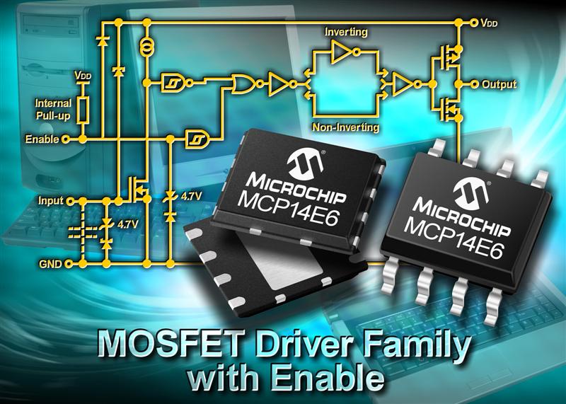 Microchip Expands MOSFET Driver Family