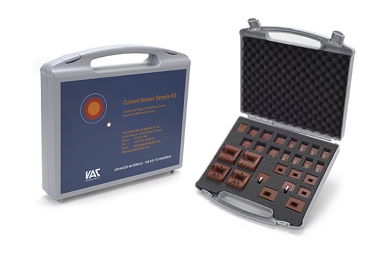 Collection of high-precision current sensors by VACUUMSCHMELZE in a new Sample Kit