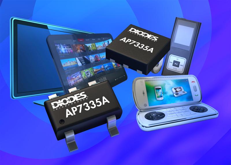New Low-Dropout Voltage Regulator from Diodes Inc. Reduces Component Count and Saves Space