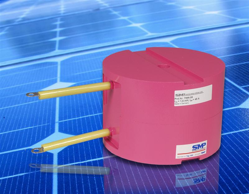 Chokes boost solar power inverter efficiency