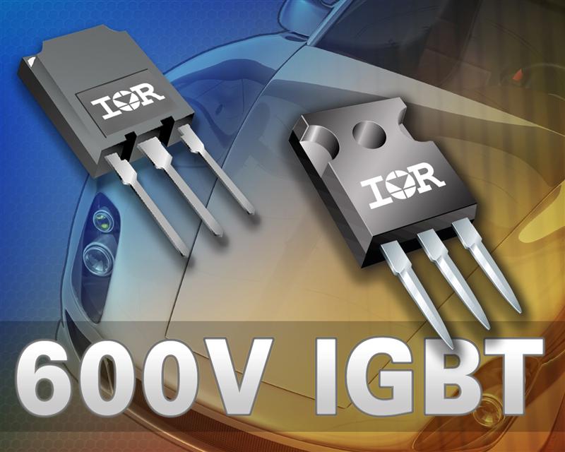 IR Introduces Family of 600 V Automotive-Qualified IGBTs Optimized for Electric and Hybrid Vehicle Applications