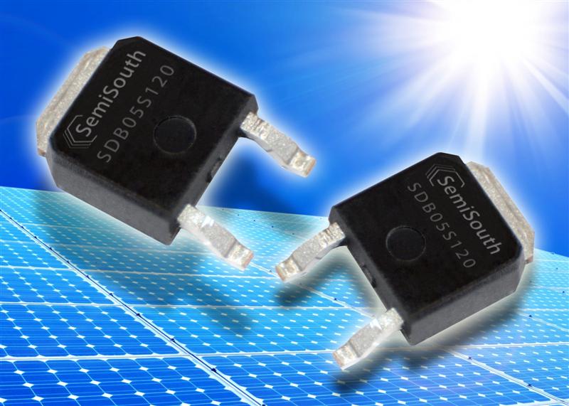 New 1200V/5A SiC diodes from SemiSouth offered in true surface mount DPAK packaging