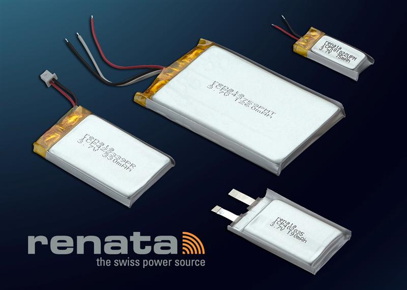 Flexible battery cells deliver up to 1,320mAh capacity with built-in safety circuit