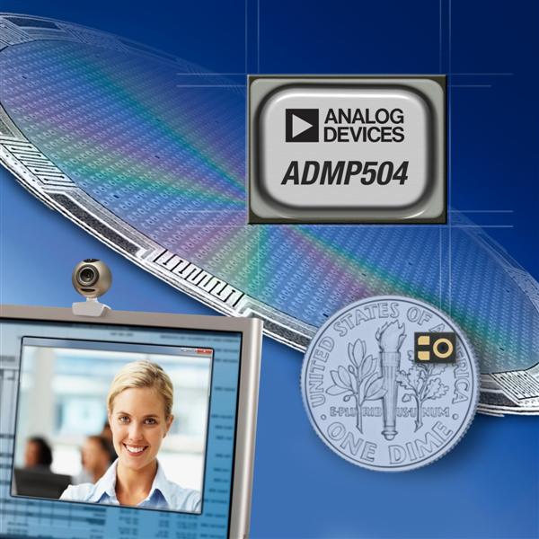 Analog Devices Sets High-Performance Benchmark with the Industrys Lowest-Noise MEMS Microphone