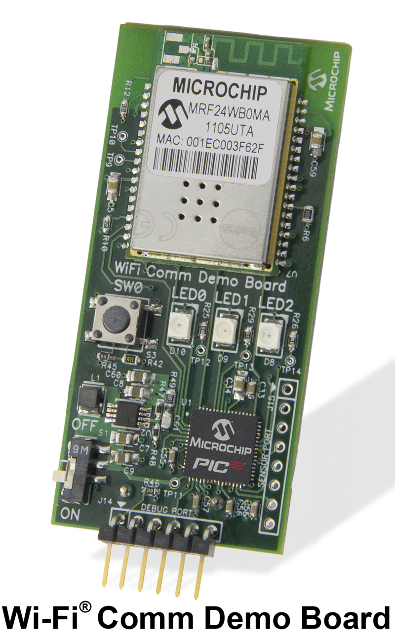 Microchip Combines Wi-Fi� Module and 32-bit PIC32 Microcontroller in Cost-Effective New Demo Board