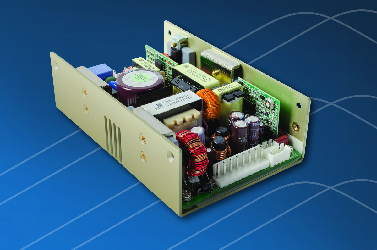 CUI's 300-W AC-DC power supplies meet EN60601-1 3rd edition for medical applications