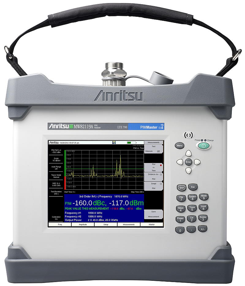 Anritsu introduces high-power, battery-operated portable PIM test analyzer