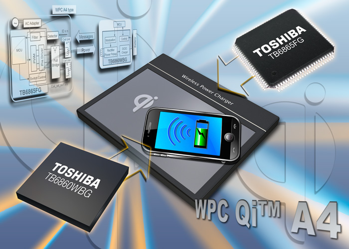 Toshiba launches high current output chipset for free positioning wireless charging