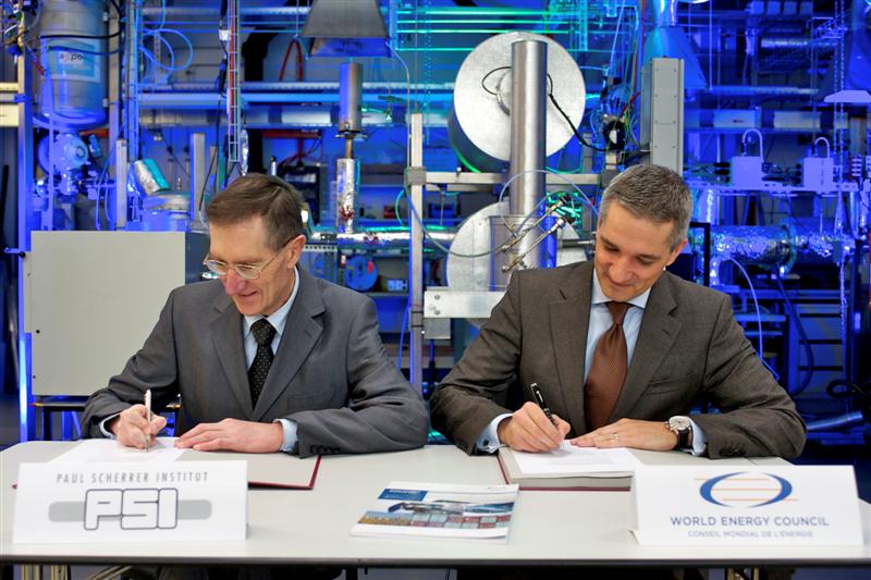 The World Energy Council signs strategic alliance with the Paul Scherrer Institute