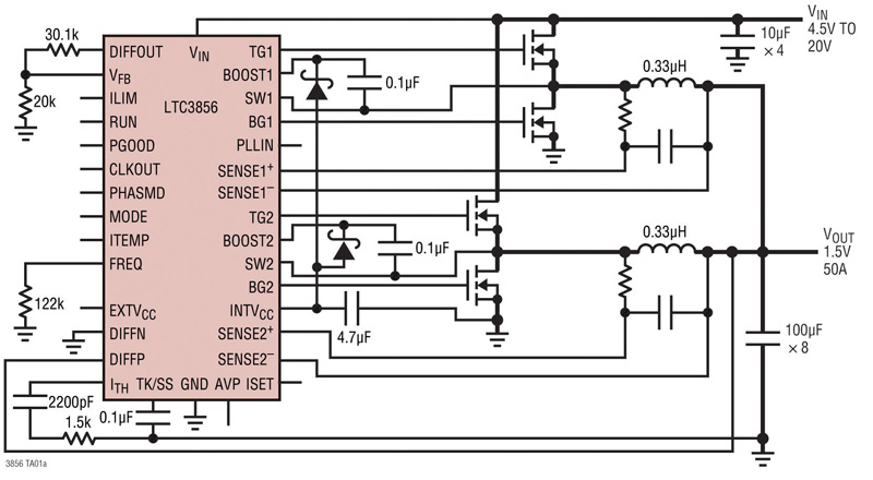 Multiphase DC/DC Converters