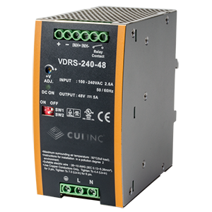 DIN rail ac-dc supplies serve higher-power industrial applications