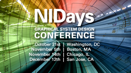 Solve your engineering challenges, register for NIDays 2013