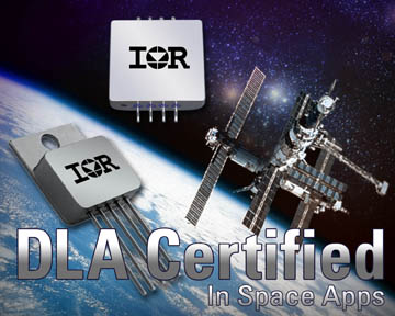 For space applications IR introduces DLA-certified, RAD-hard Ultra-Low-Dropout DC-DC voltage regulators